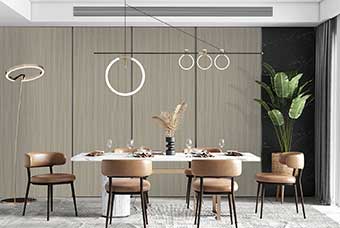 龙岩轻奢风格-餐厅