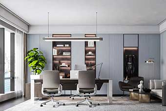 龙岩轻奢风格-书房