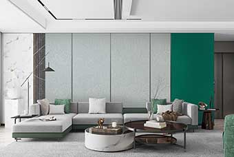 龙岩轻奢风格-客厅