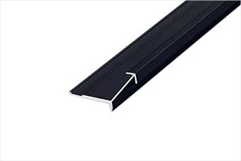 龙岩航空纤维墙咔铝合金阳角线（哑黑氧化）