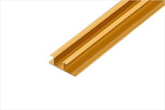 龙岩航空纤维墙咔铝合金带灯中条（钛金氧化）