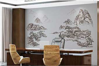 龙岩森佰汇航空纤维墙咔(山水之间)