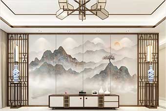 龙岩森佰汇航空纤维（山水画系列）