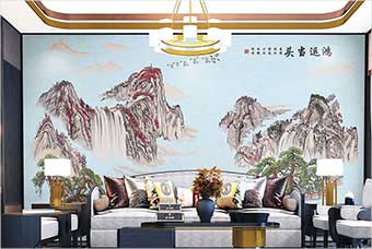 龙岩森佰汇航空纤维墙咔（鸿运当头）